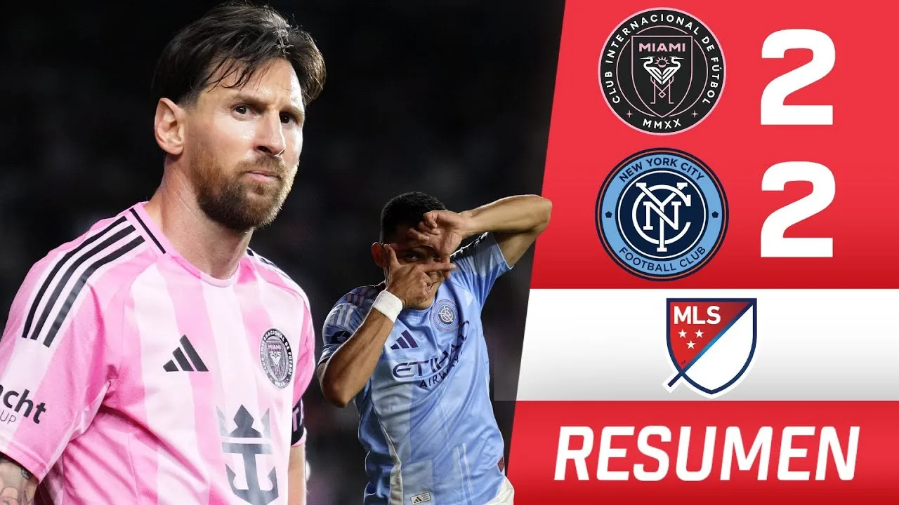 Avec Lionel Messi à la rescousse, Inter Miami a réussi à égaliser contre le New York City FC au début du MLS