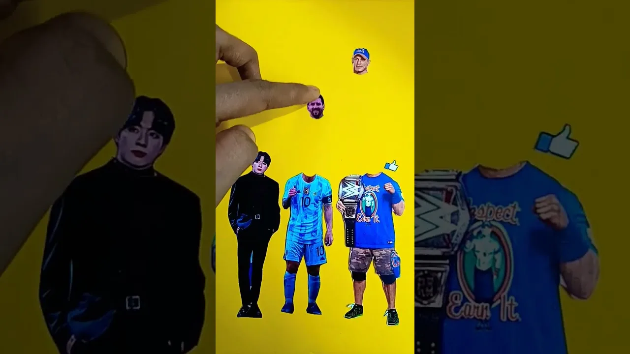 lionel Messi  BTS  wrong head challenge #shorts #short