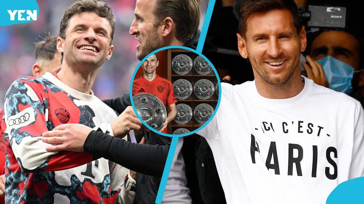 Lionel Messi, Thomas Muller parmi les joueurs avec la plupart des 5 trophées de la ligue