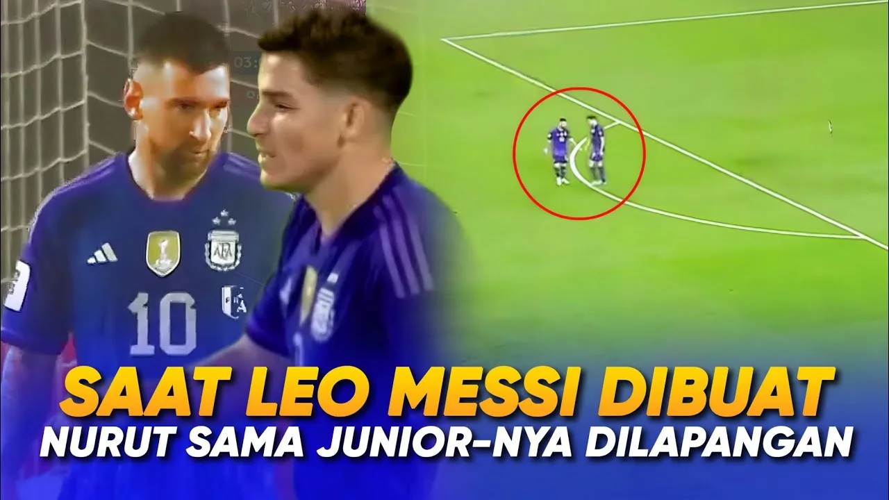 Messi kena « SEMPROT » Pemain Muda!! Mentalitas Alvarez Berani