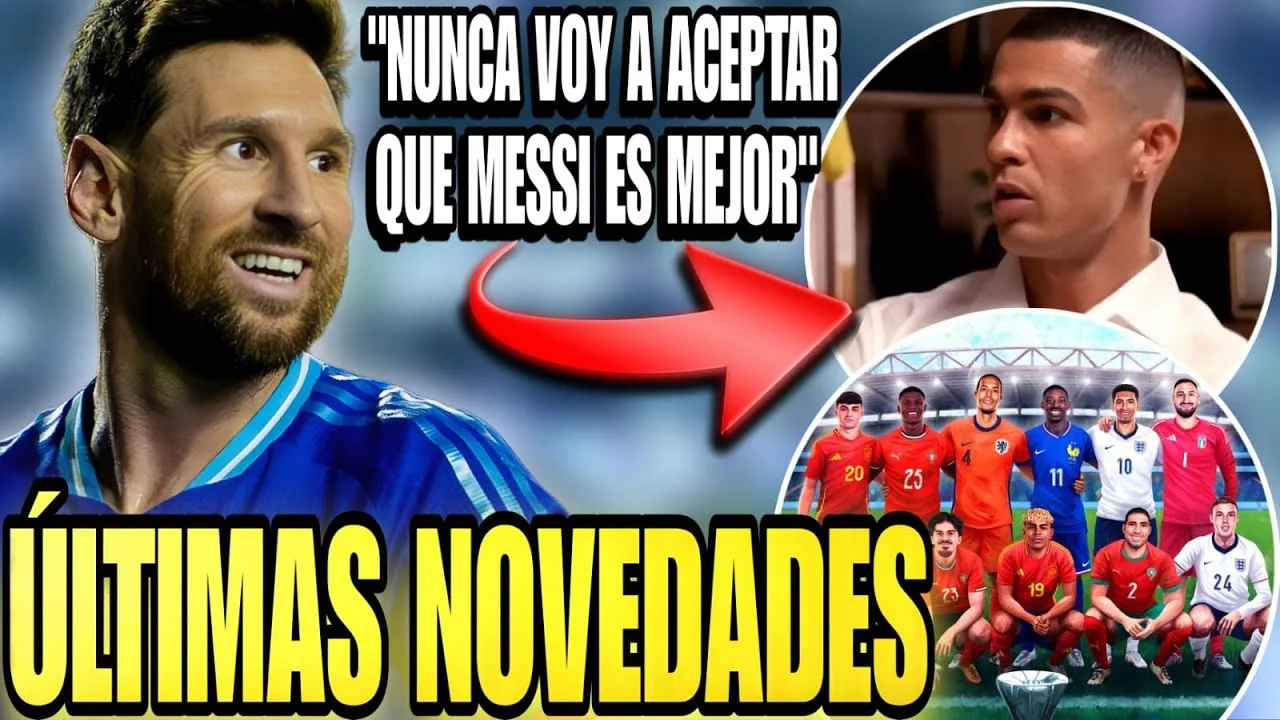 🚨 CRISTIANO PARLE encore de MESSI 🤣 Leo n’est PAS inclus dans l’équipe idéale de la FIFPRO 💥