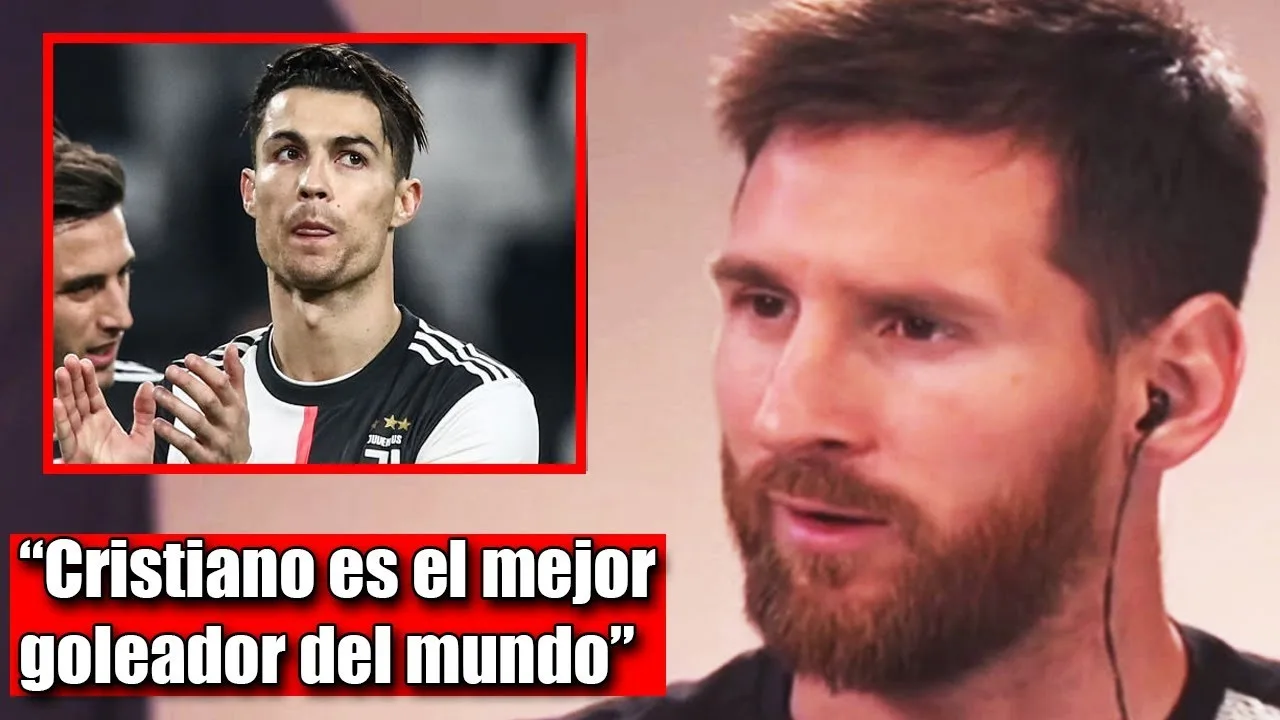 Leo Messi: "¿Cristiano Ronaldo? es el MEJOR goleador