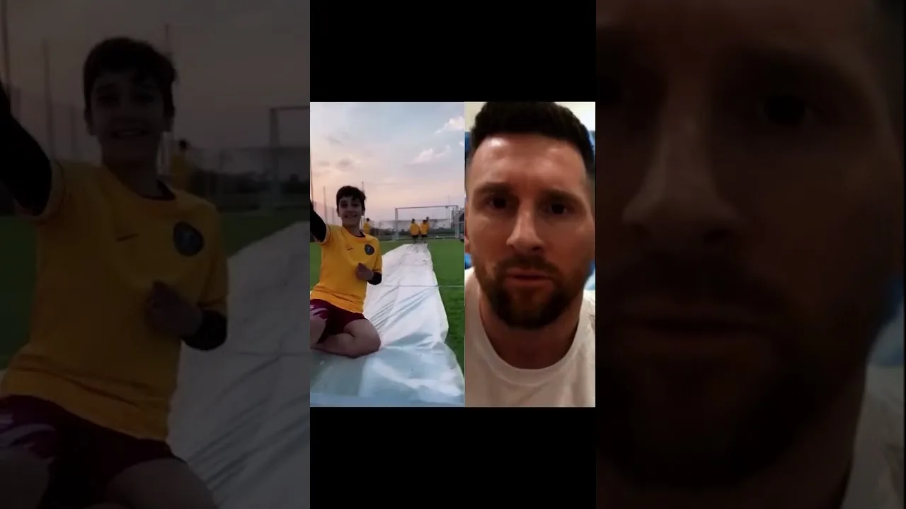 Lionel Messi Reacts #shorts #football #messi #lionelmessi