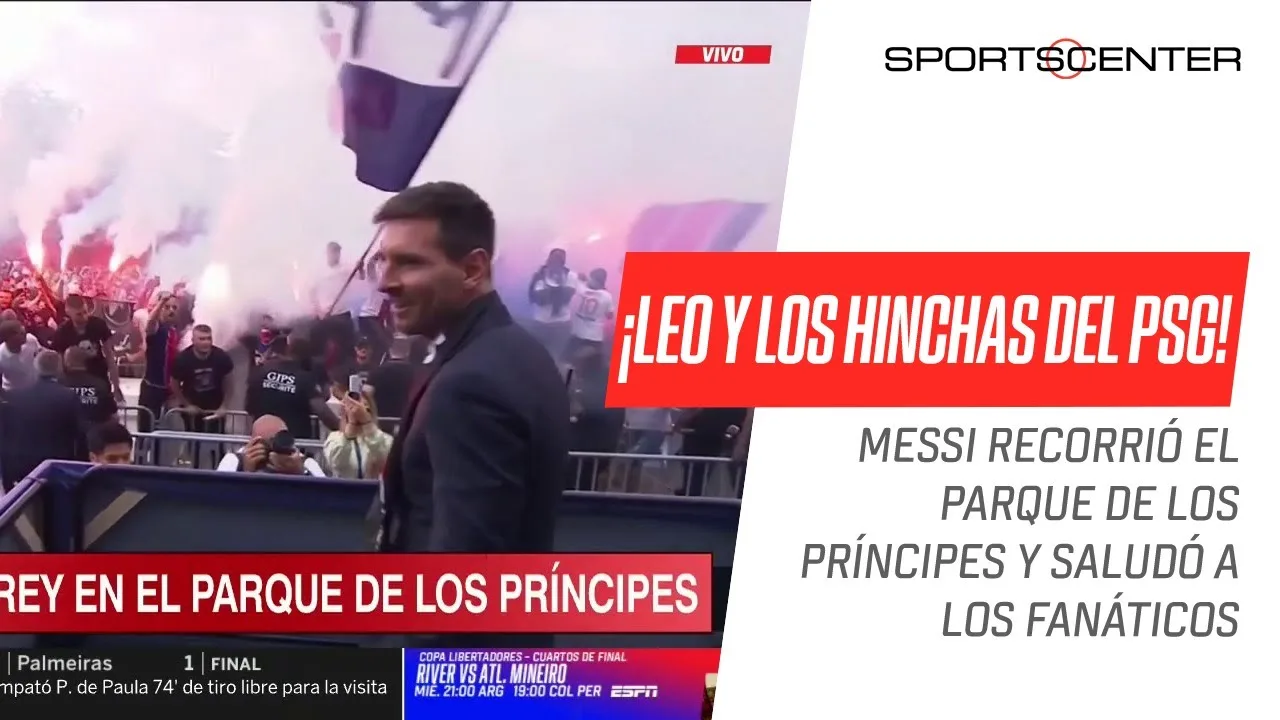 ¡DEVOCIÓN POR #MESSI! Así conoció Leo a los fanáticos del