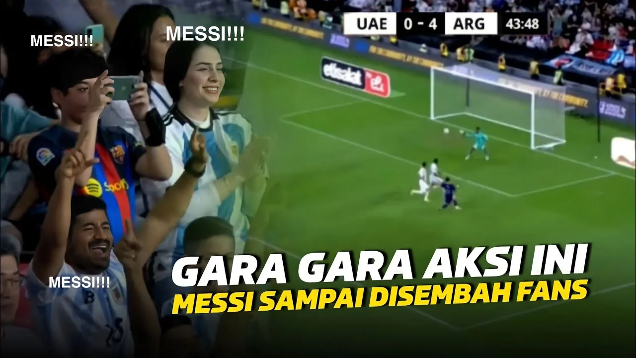 SIHIR MESSI MEMANG NYATALihat Yang Terjadi Saat Leo Messi