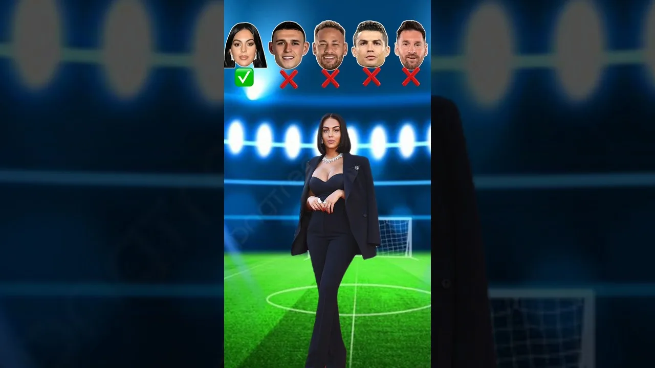 Cristiano Ronaldo 🔥 Leo Messi 🔥 Neymar Jr Foden ∂ Georgina 💥 #shorts