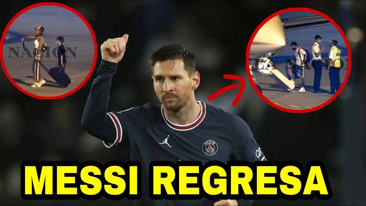 LEO MESSI da NEGATIVO en su PRUEBA C0V1D y REGRESA a