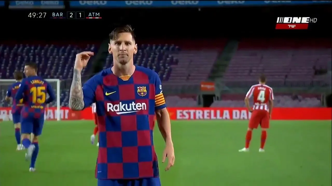 Lionel Messi Vs Atletico Madrid HD (30/06/2020)