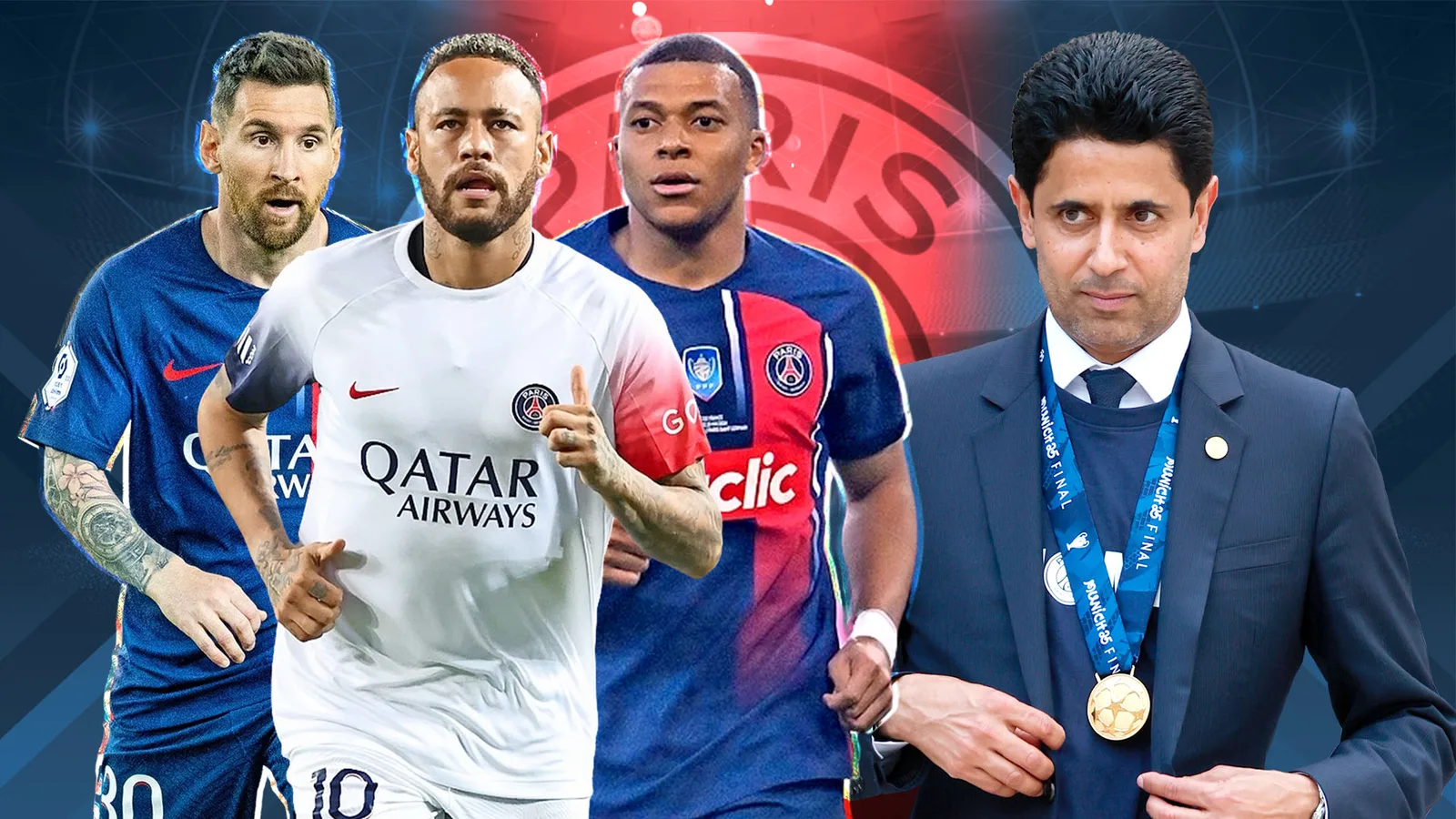 «  Ne va jamais oublier  » – Le président du PSG remercie Lionel Messi, Kylian Mbappe et Neymar pour le rôle dans le triomphe de la Ligue des champions