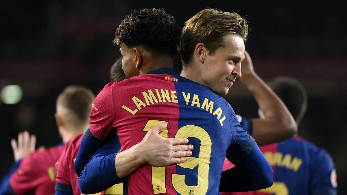 Lionel Messi vs Lamine Yamal? Frenkie de Jong ferme les comparaisons mais mais salue le jeune ailier du Barça