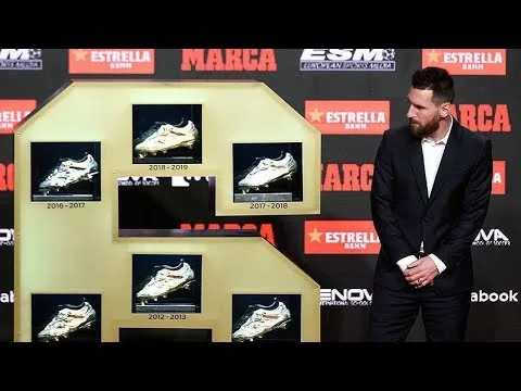 Lionel Messi win ● sixth golden shoe  Barcelona 2018/19