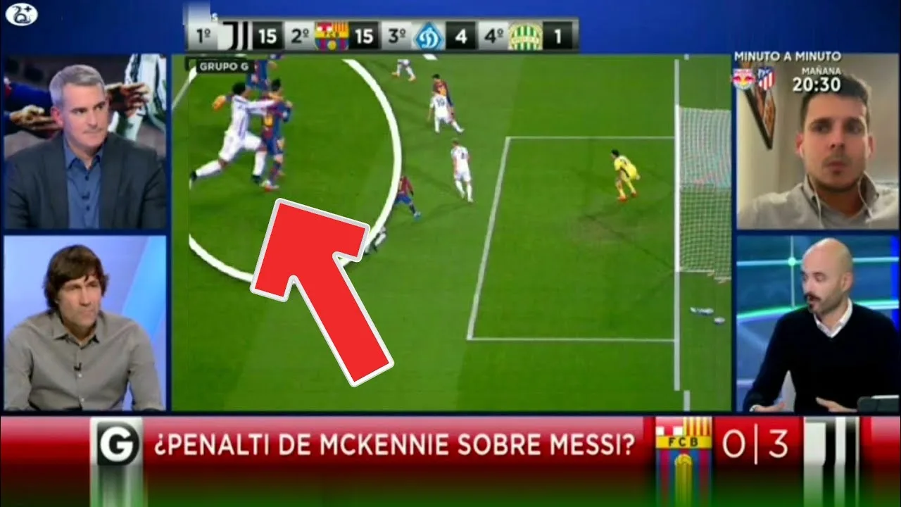 Polémica Arbitral Penalti de Leo Messi Lenglet Cristiano