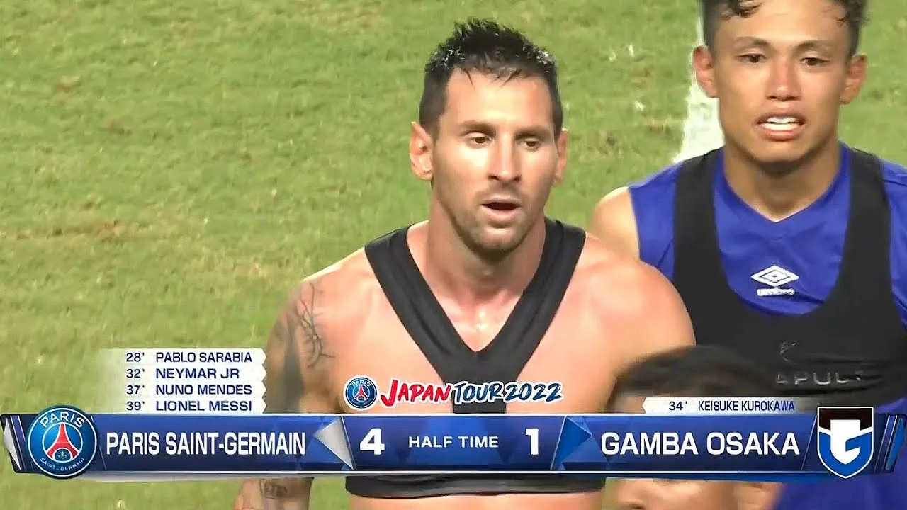 Lionel Messi vs Gamba Osaka (25/07/2022)