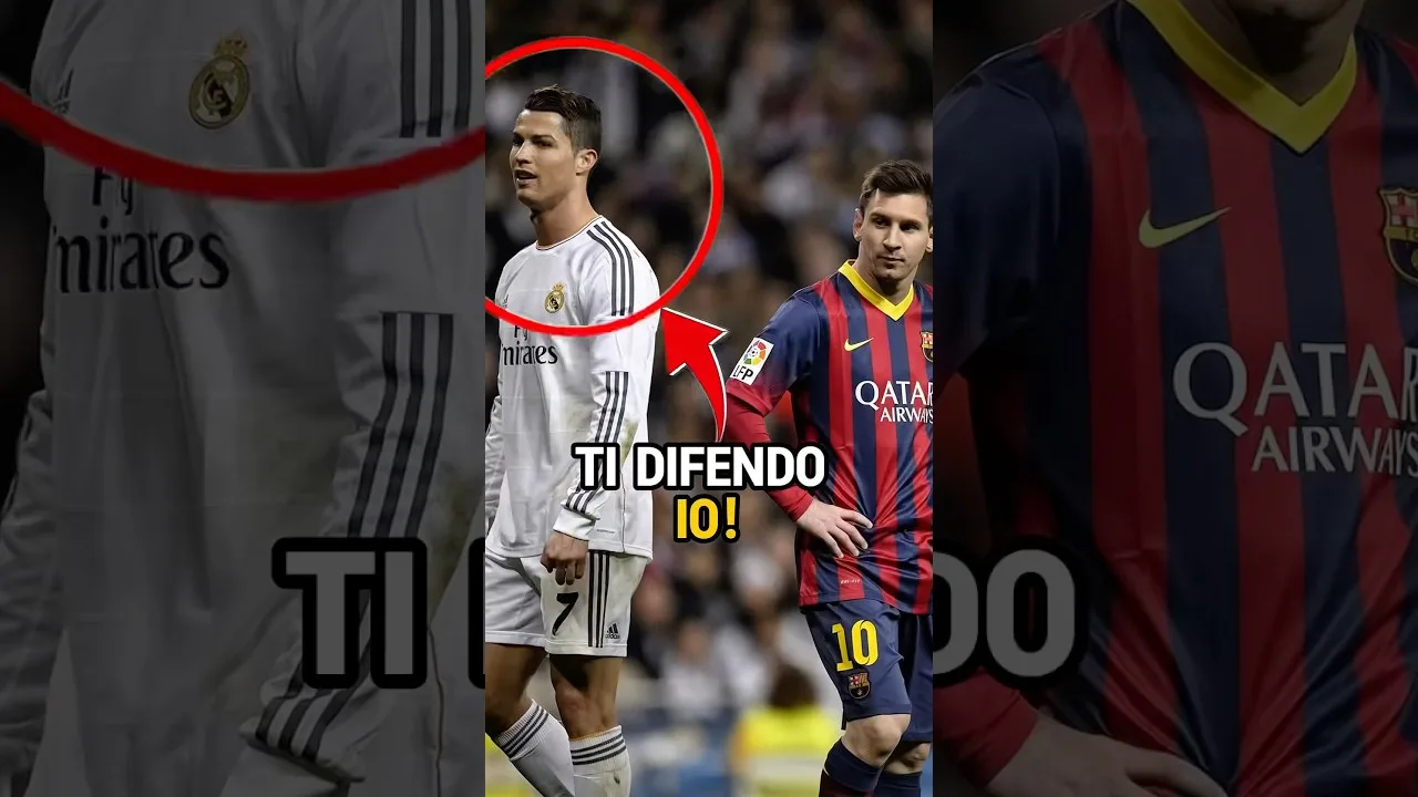 Cristiano Ronaldo è intervenuto per salvare Leo Messi e la sua reazione ti lascerà senza parole 😱