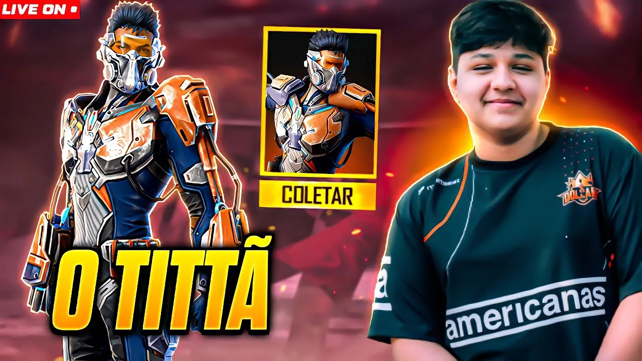 🔴FREE FIRE AO VIVO🔴LEO MESSI 🔴TREINO 🔴#200K #LOSGRANDES🔴