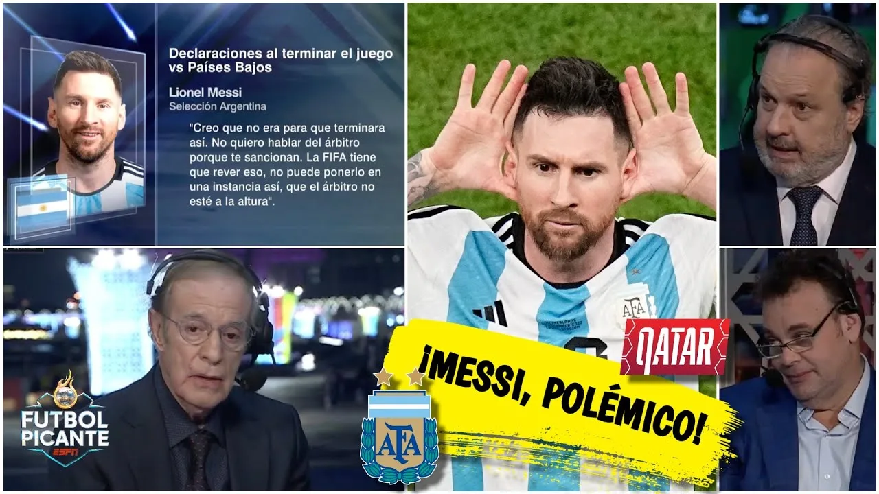 ARGENTINA vs PAÍSES BAJOS. MESSI NO SE GUARDÓ NADA. Bajo la