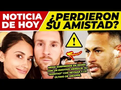 ¡B00M!  BRUTAL REVELACIÓN de MESSI y NEYMAR   EMOTIVO
