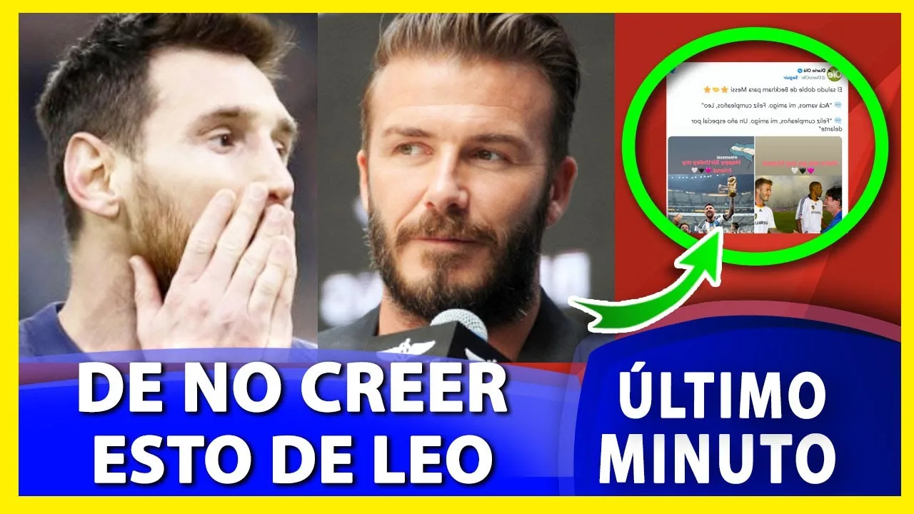 ¡ATENCIÓN! 2 Revelaciones ASOMBROSAS sobre LEO MESSI Que