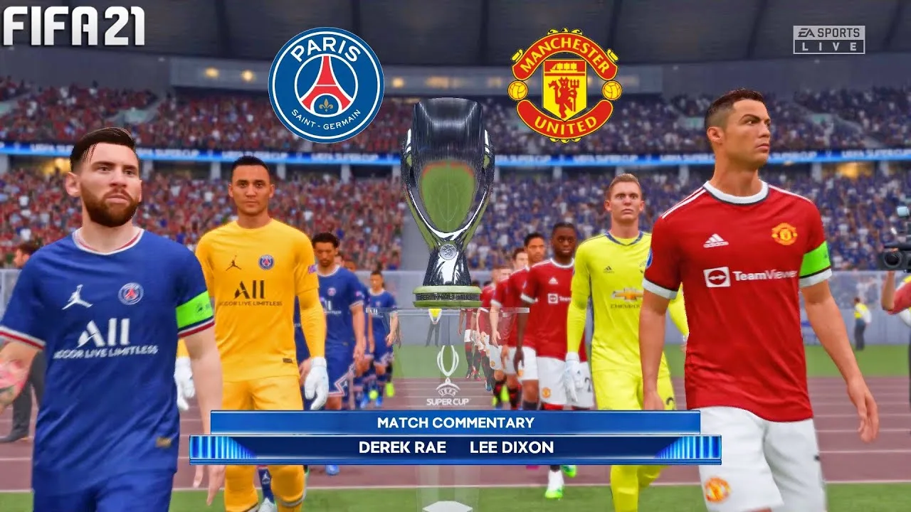 FIFA 21 | PSG ft Leo Messi vs Manchester United ft Cristiano