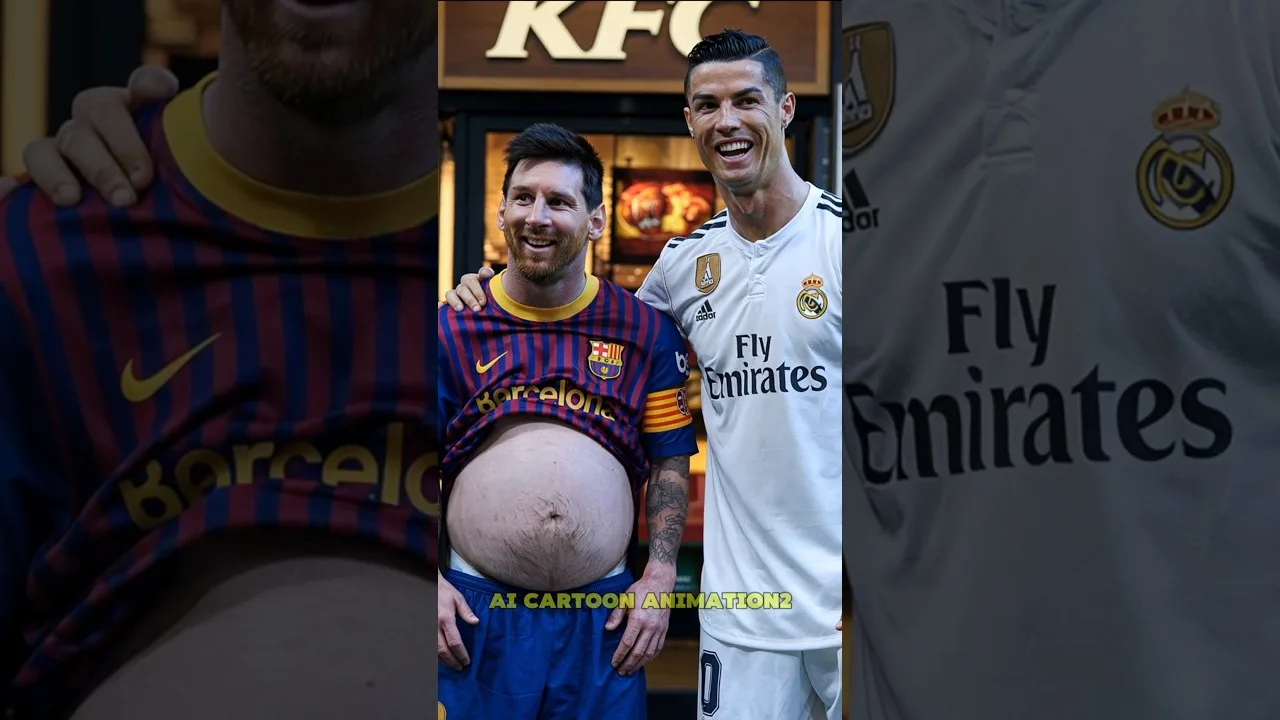 Messi et Ronaldo au KFC 😂