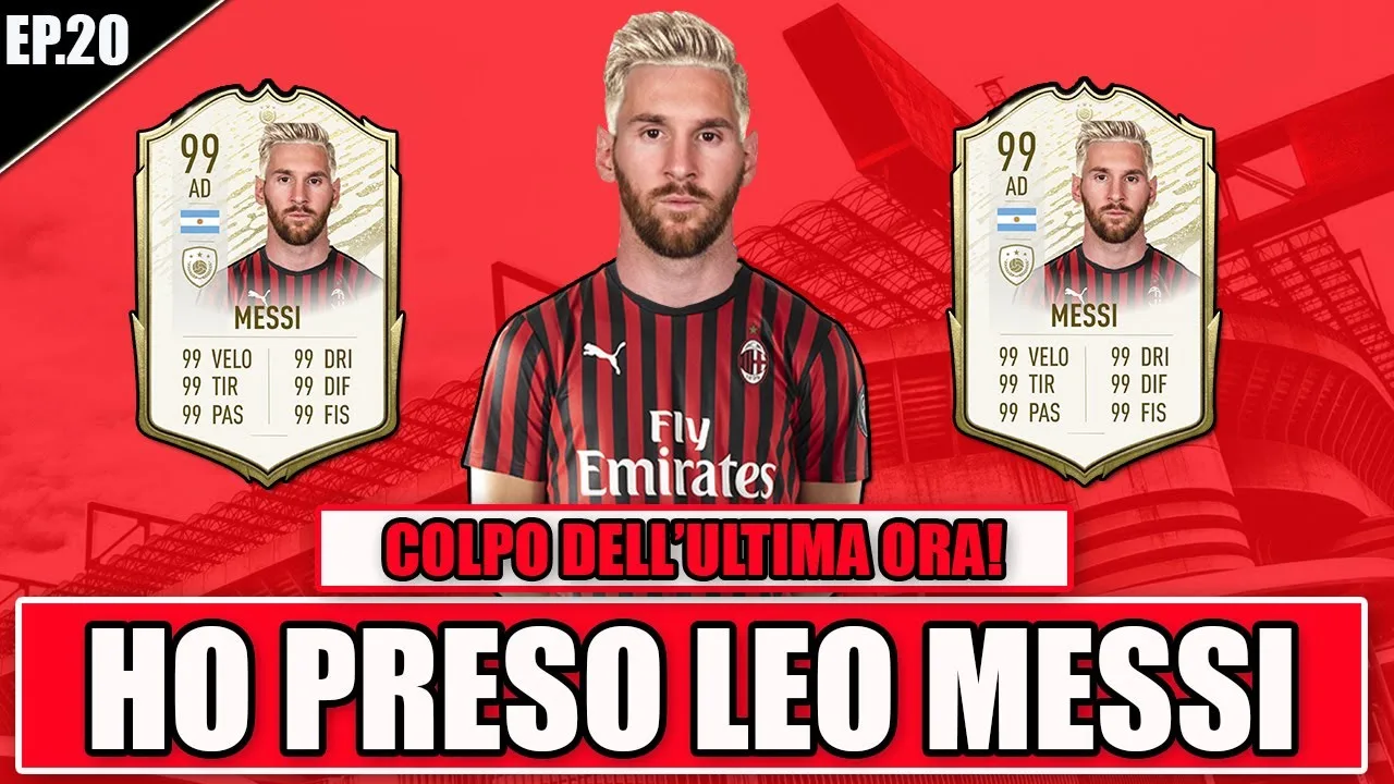 HO COMPRATO LIONEL MESSI!! IL COLPO DELL'ULTIMA ORA!!