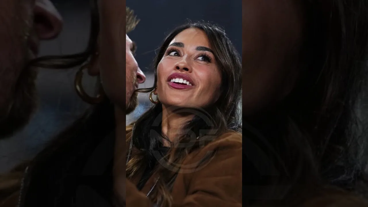 Le gros bisou et câlin entre Leo Messi et Anto Roccuzzo 😍 #leomessi #messi #antonelaroccuzzo #mls