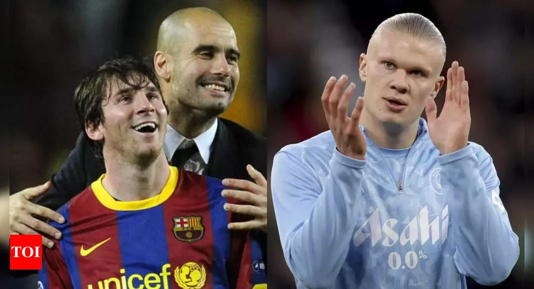 ‘J’ai été avec Lionel Messi’: Pep Guardiola sur ce que fait Erling Haaland sur le terrain qu’il n’a jamais vu auparavant | Nouvelles de football