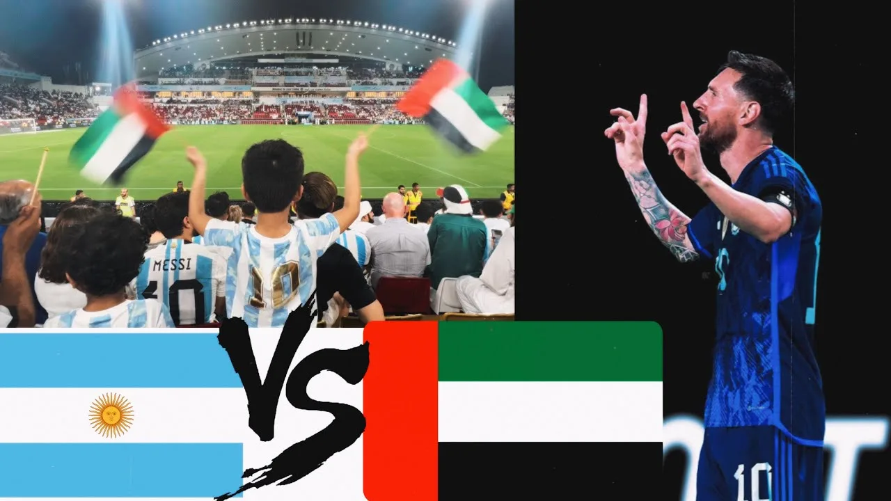 Messi Magic in Abu Dhabi Argentina Vs UAE-2022. #leomessi