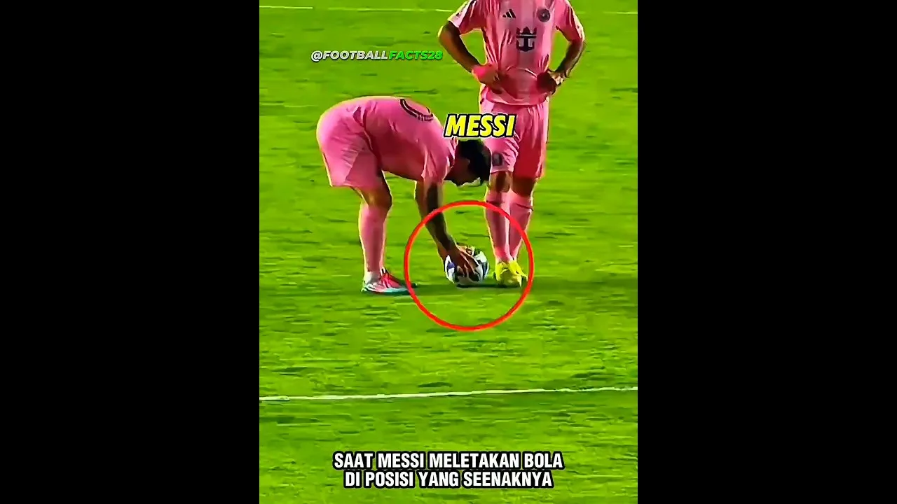 Le moment de triche de Lionel Messi 😂