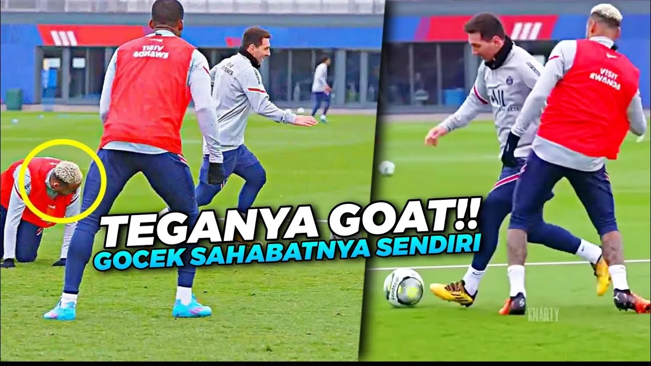 NEYMAR DIBUAT NYUNGSEP  Lihat Aksi Lionel Messi yang Buat
