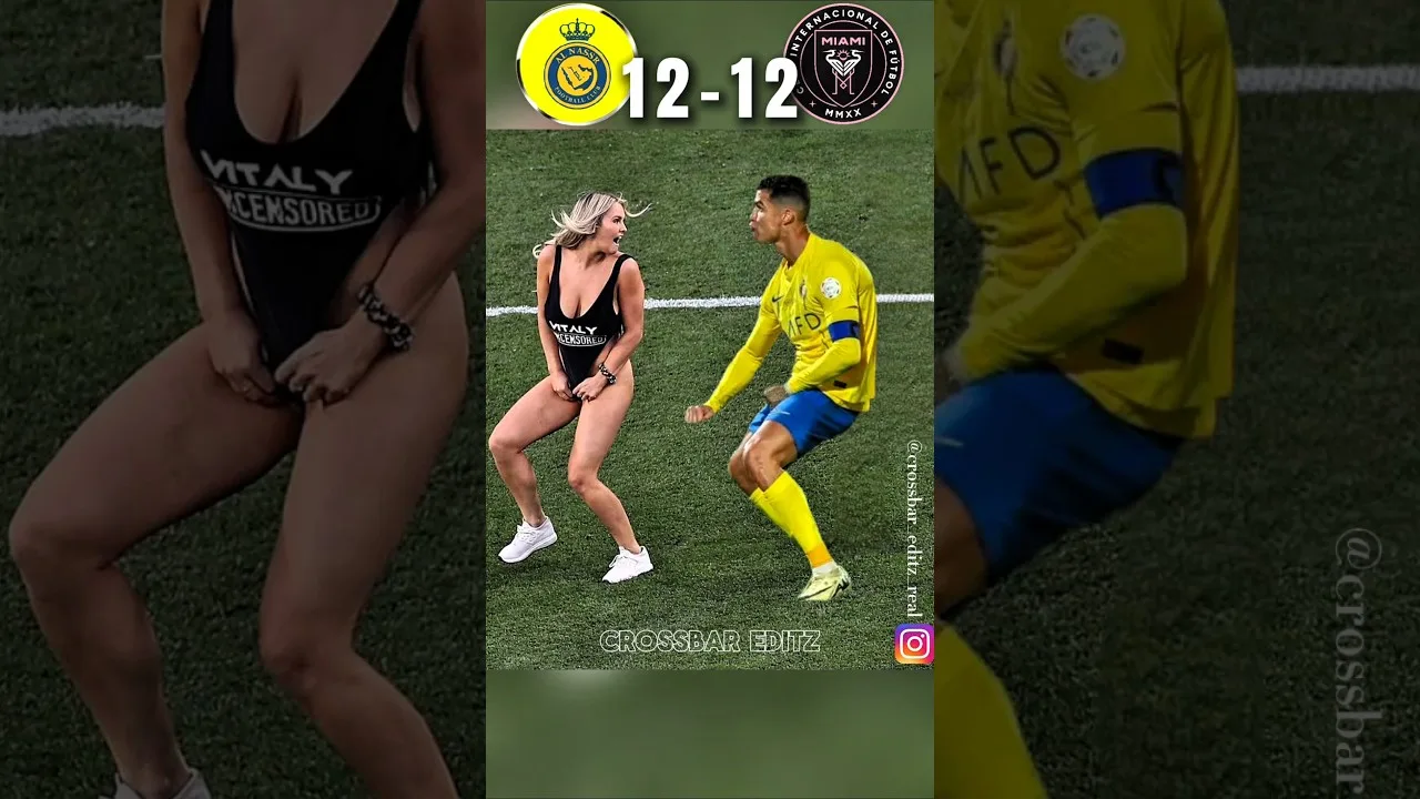 Moments déchirants dans le football | Al Nassr vs Inter Miami Pénalités imaginaires | #RONALDO VS #MESSI