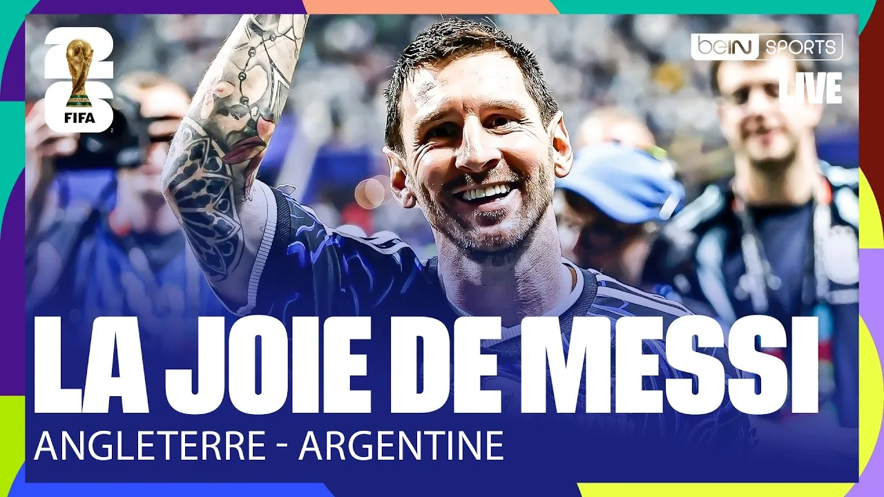 Les IMAGES de JOIE de Leo MESSI après la qualification FOLLE de l’ARGENTINE en FINALE !