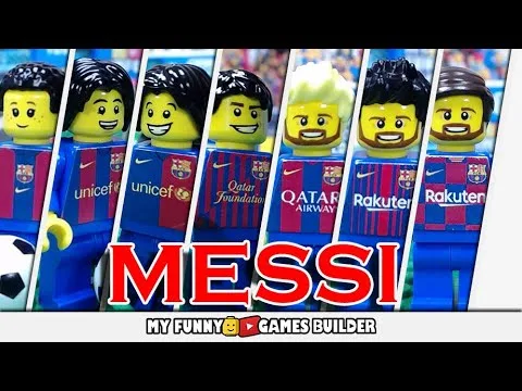 MESSI Evolution in LEGO • Barcelona from 2000 to 2020 •