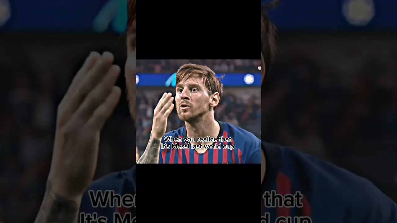 La dernière magie pour Lionel Messi.😔