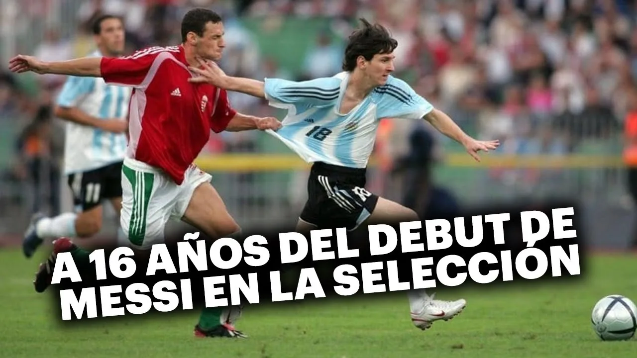 EL PRIMER LLANTO DE LIONEL MESSI POR LA SELECCIÓN