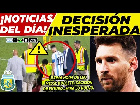 ¡Ojo! 𝙐́𝙡𝙩𝙞𝙢𝙖 𝙃𝙤𝙧𝙖 𝙎𝙤𝙧𝙥𝙧𝙚𝙨𝙖 De LEO MESSI  𝘿𝙚𝙘𝙞𝙨𝙞𝙤́𝙣 𝘿𝙚