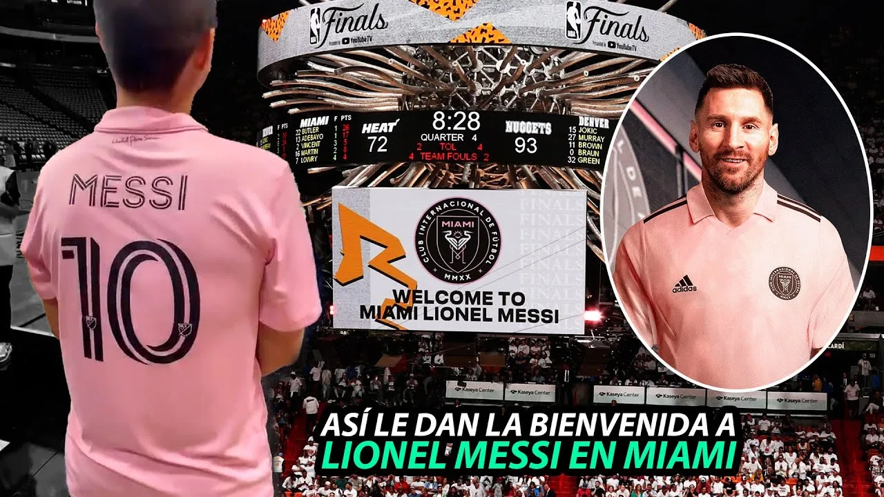 Así LE DAN la BIENVENIDA en MIAMI a LIONEL MESSI en LAS
