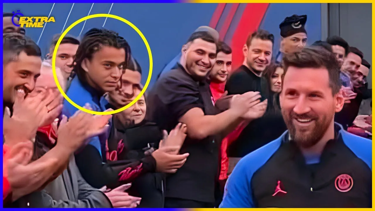 Ethan Mbappé's Reaction To Lionel Messi's Guard Of