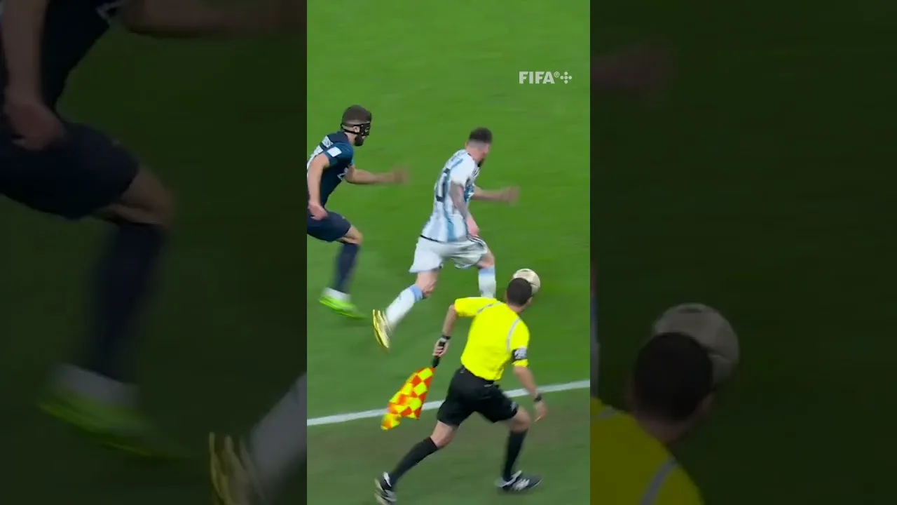 INSANE MESSI ASSIST pour le but d’Alvarez contre la Croatie #ShortsFIFAWorldCup