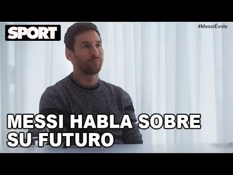 LEO MESSI habla sobre su FUTURO en el FC BARCELONA :