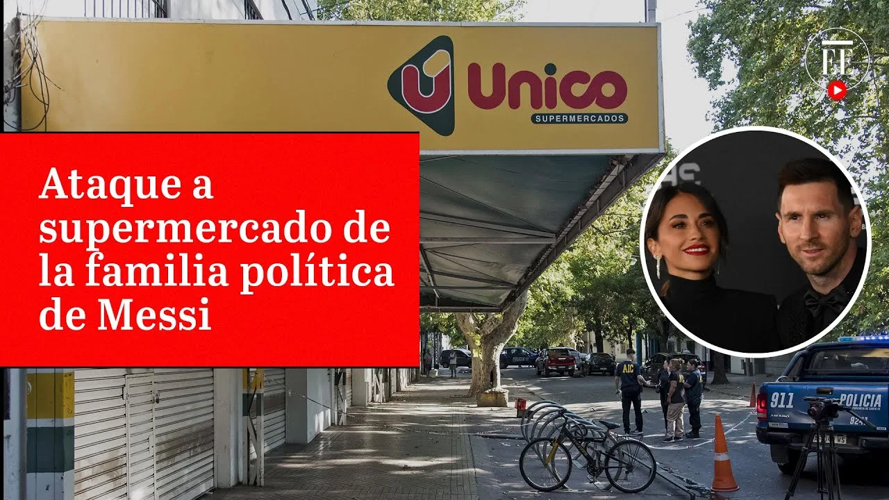 Amenazan a Messi por medio de ataque a supermercado de la