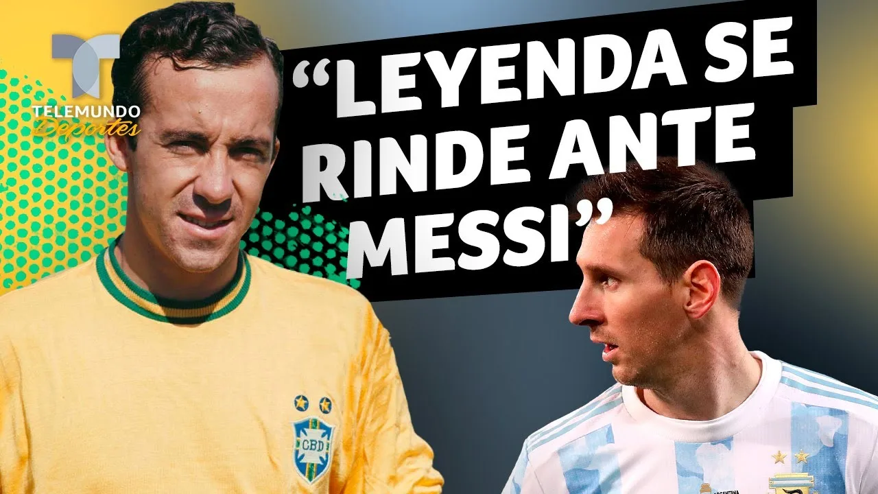 Una leyenda brasileña se rinde ante Lionel Messi | Telemundo