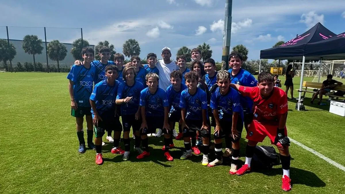 Les garçons de Canning étaient avec Lionel Messi avant le match avec Inter Miami