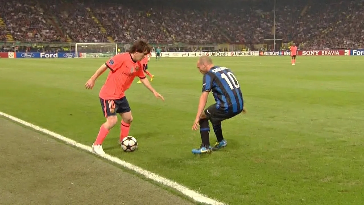 Lionel Messi vs Inter (Away) UCL 2009/10 – English