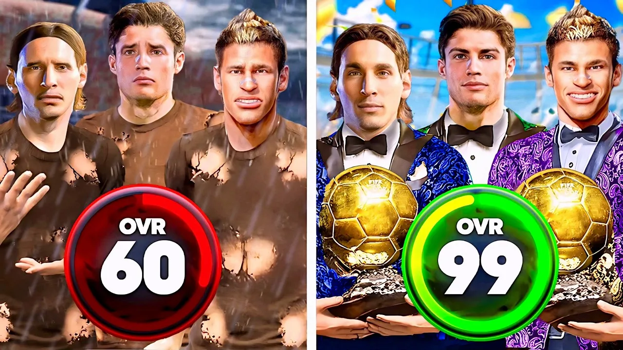 J’ai mis Messi, Neymar et Ronaldo dans la même équipe