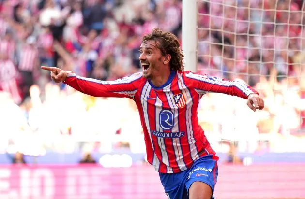 Antoine Griezmann à dessiner au niveau de Lionel Messi La Liga Record