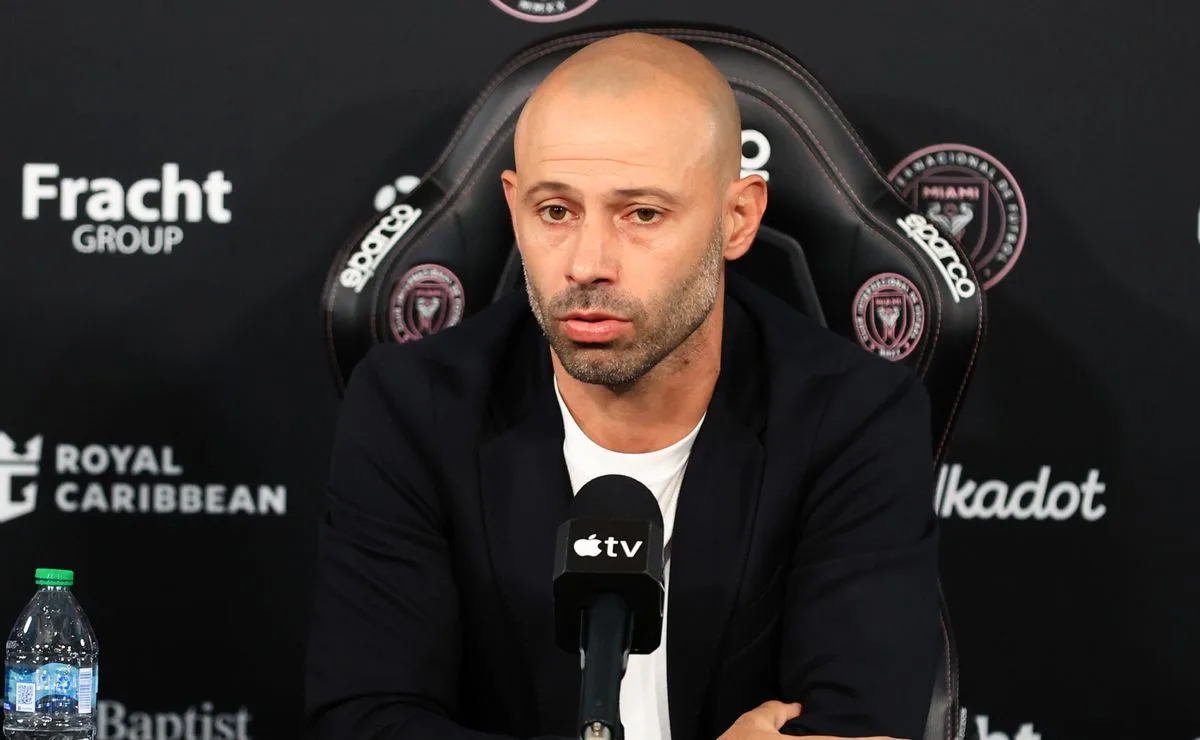L’entraîneur de l’Inter Miami, Javier Mascherano, réagit à la situation de Lionel Messi avec les supporters mexicains