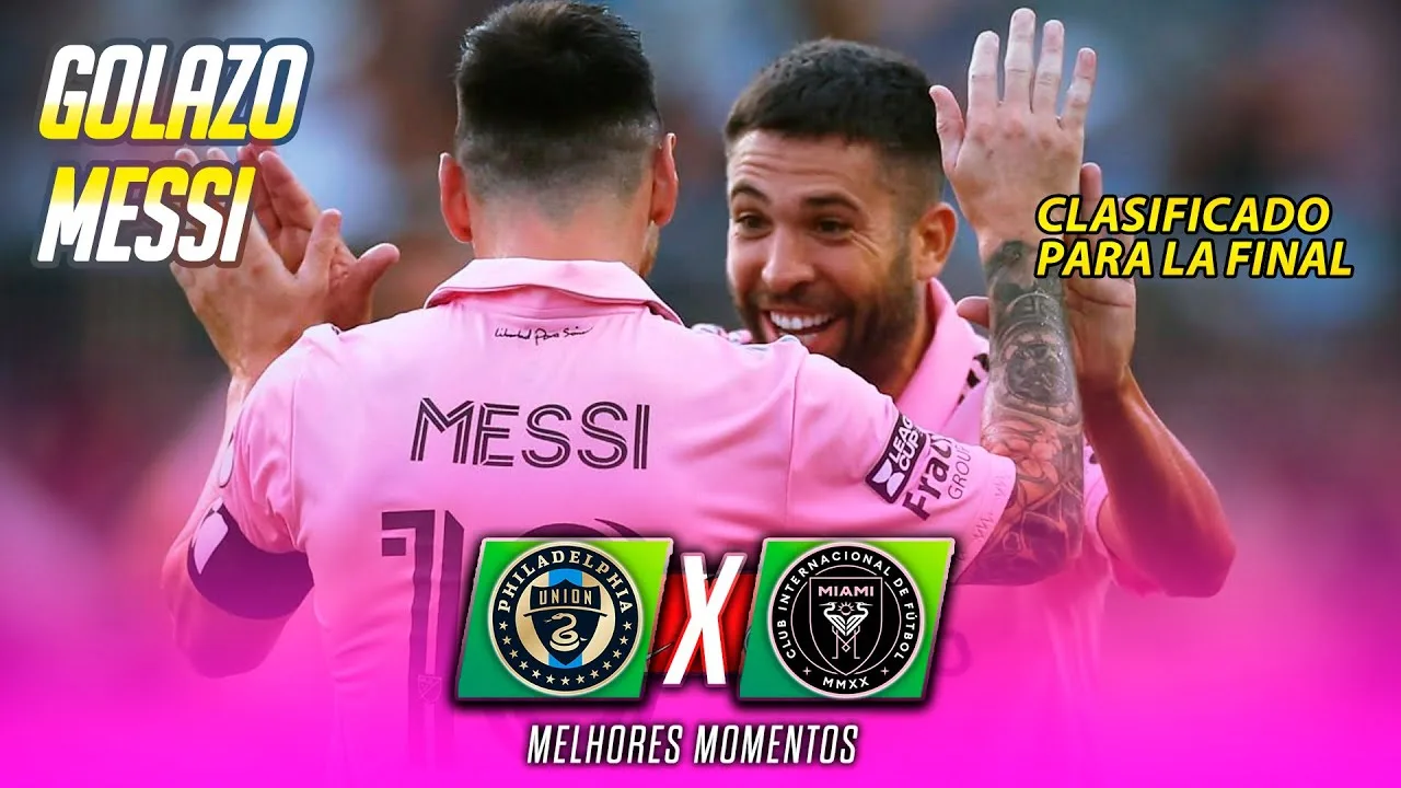 GOLAZO de LIONEL MESSI | Philadelphia Union vs Inter Miami |