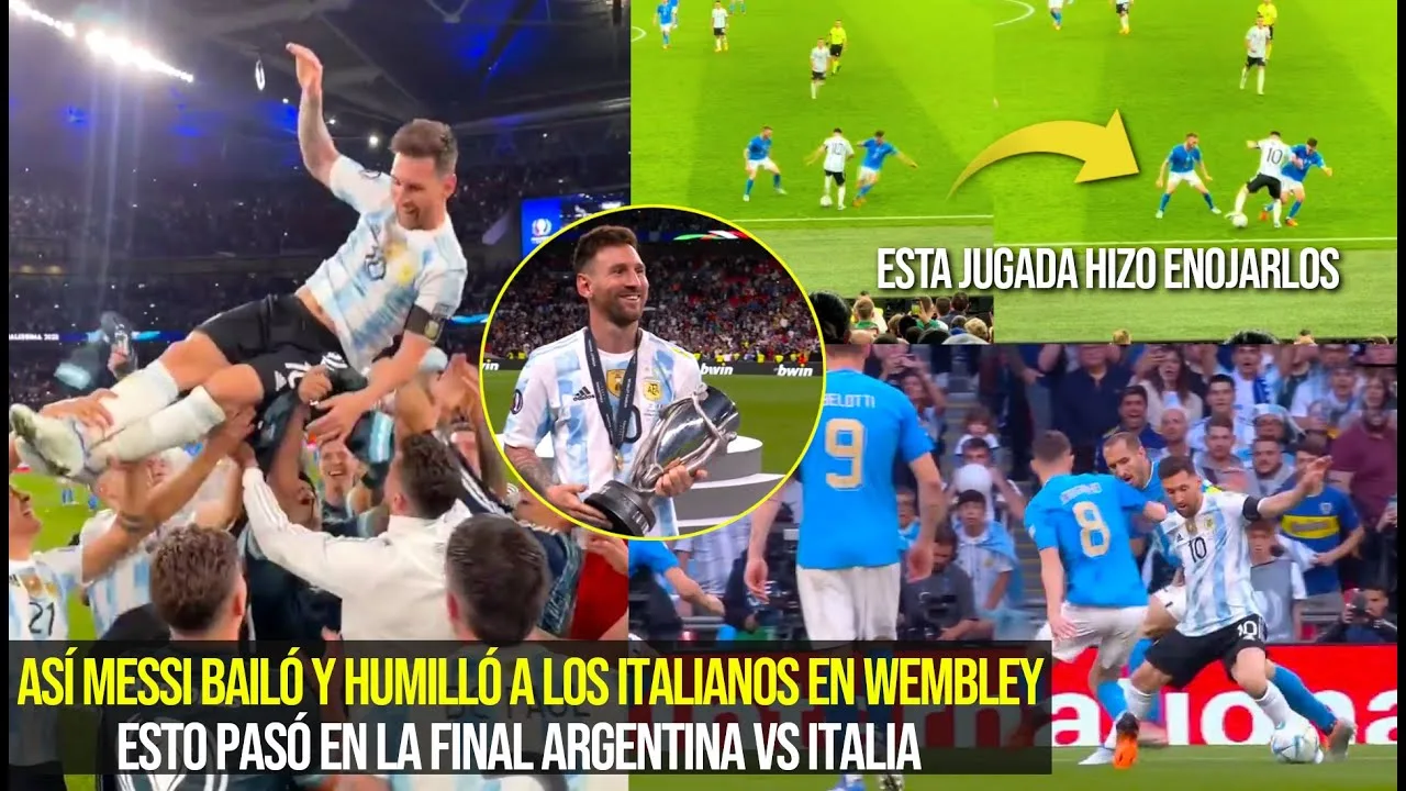 LO QUE NO VISTE ASÍ MESSI DESTRUYÓ A LOS ITALIANOS EN