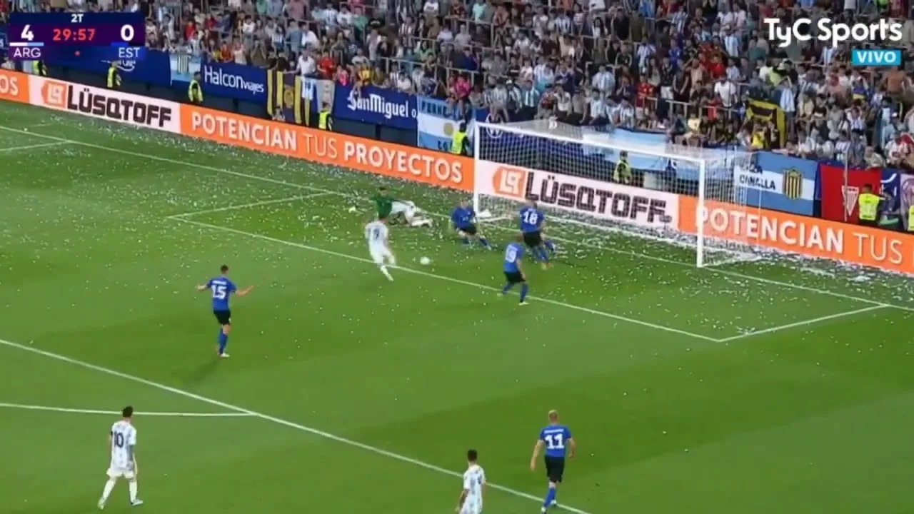 Leo Messi 5 goal Against Estonia live match 2022😱